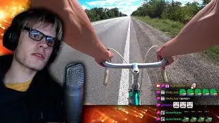 Хамстер смотрит: НА СОВЕТСКОМ ВЕЛОСИПЕДЕ К МОРЮ! (800 км) | Реакция