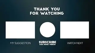 Youtube Outro Template No Text - YouTube Outro Template No Copyright - Youtube End Screen Template