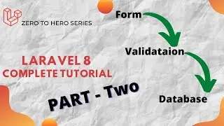 Laravel Model, Form, Form Validation and Database Handling with example