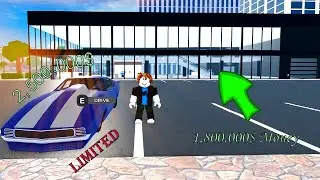 I Made 3 Car Dealerships The Size Of 5M Money! Car Dealership Tycoon (Roblox)