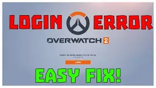 How to FIX Login Error Overwatch 2  (Server Update)