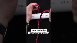 Need to make a quick getaway? The Highwayman’s Hitch has you covered! #KnotOfTheWeek #KnotTying