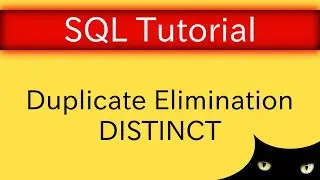 SQL Tutorial - Duplicate Elimination using DISTINCT | Database Tutorial 5e