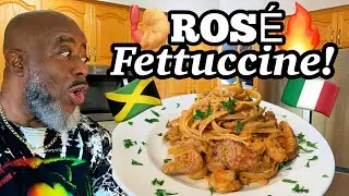 How to make Rose Chicken & Shrimp Fettuccine! | Deddy's Kitchen