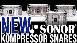 Sonor Kompressor Snare Drums 8 Models - New 2023 - Full Comparison