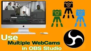 How to use Multiple Mobile phones as a webcam in OBS studio/ Use Multiple webcams in OBS studio