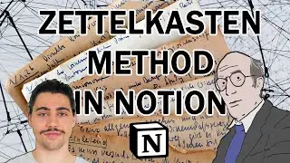 How to Take Smart Notes: Zettelkasten-Method in Notion | Simply Explained | Easy Template