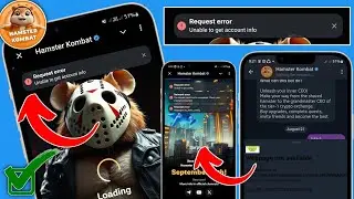 How to Fix Hamster Kombat Unable to Get Account Info | Hamster Kombat Request Error Problem