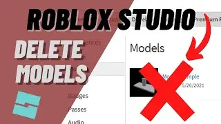 Is it possible to DELETE MODELS in ROBLOX Account, Roblox Studio