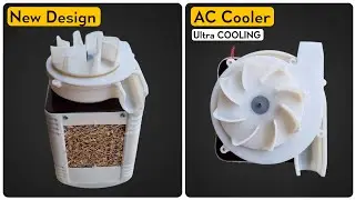 How To Make Mini AC Cooler At Home। Build A Mini Cooler using Plastic bucket। By- CreativeShivaji