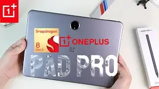 OnePlus Pad Pro:Snapdragon 8 Gen 3 tablet | 9510mAh battery |67W SuperVOOC charging|Reviews,Unboxing