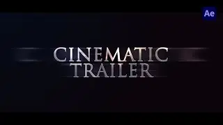 Cinematic Trailer Title Animation in After Effects | After Effects Tutorial