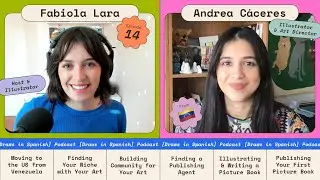 Venezuelan Pet Illustrator Andrea Caceres on [Draws in Spanish] Podcast / Ep14 - S2