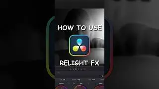 HOW TO use RELIGHT FX in Davinci Resolve! | In depth video on my channel! 