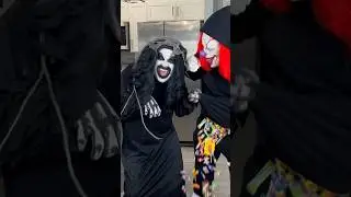Monster spills candy on the floor 🤣🤡 
