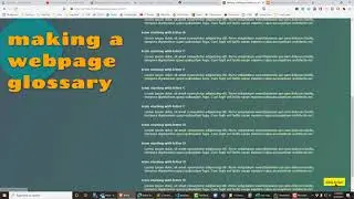 Create a Webpage Glossary or FAQ with the DL, DT, and DD HTML Elements - Part 2