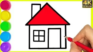 HOW TO DRAW HOUSE DRAWING || HOUSE DRAWING STEP BY STEP || HOUSE DRAWING FOR BEGINNERS || BY ARYA.