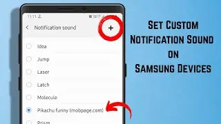 How to Set Custom Notification Sound on Samsung Devices | Galaxy M21/ M31, Galaxy A31/ A51, S10/ S20