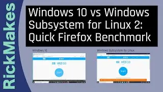 Windows 10 vs Windows Subsystem for Linux 2: Quick Firefox Benchmark