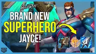 SUPERHERO JAYCE 🔥 Wild Rift Exclusive Skin - FLAWLESS GAMEPLAY Best Jayce Build - Patch 3.4a