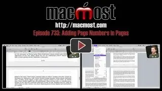 Adding Page Numbers in Pages (MacMost Now 733)