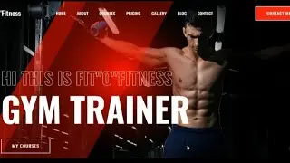 Design a responsive fitness website create responsive gym training website with HTML CSS, JAVASCRIPT