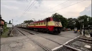 Dangerous Crossings: Rare WAP4 with Intercity, Katwa Local & Teesta Torsa Express