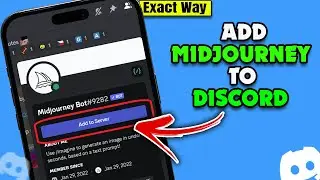 How To Add Midjourney To Discord Server mobile (2024)