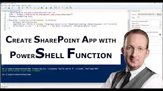 040 Create a SharePoint App with a PowerShell Function - PowerShell with SharePoint from Scratch