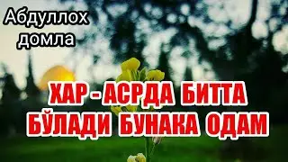 Абдуллох домла  Хар Асрда Битта Бўлади бунака Инсон