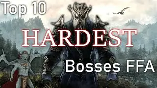 Top 10 Hardest Enemies In Skyrim Free For All | Skyrim NPC Wars