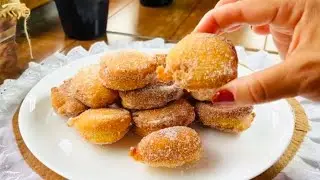 Esse bolinho é SEM TRIGO e fica crocante por fora e cremoso por dentro |BOLINHO DE CHUVA FÁCIL