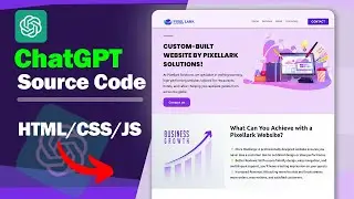 how to create website using ChatGPT | webdesign with AI | HTML CSS and JS