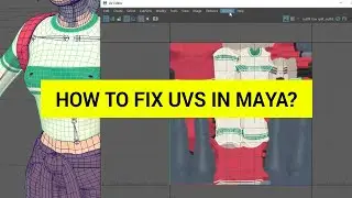 How to fix broken UVs in Autodesk Maya after applying the Separate operation? [ENG VO]