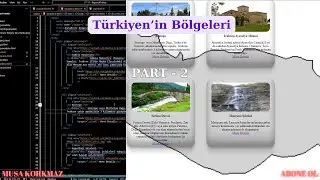 Region OF TURKEY | Part 2 | HTML - CSS | Web Design Projects