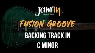 Fusion Groove Guitar Backing Track in C Minor