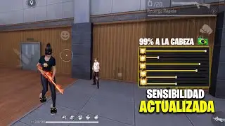 SENSIBILIDAD PERFECTA + BOTON PERFECTO FREE FIRE🎯SIN DPI PARA DAR TODO ROJO|NUEVA ACTUALIZACIÓ 2024