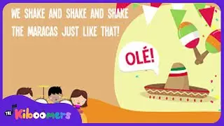 Cinco de Mayo Lyric Video - The Kiboomers Preschool Songs for Holidays