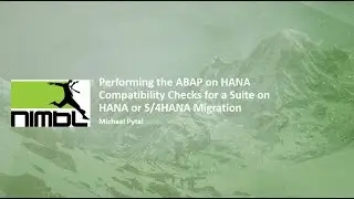 Performing the ABAP on HANA Compatibility Checks for a Suite on HANA or S/4HANA migration