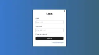 Create Popup Login Form using HTML  CSS   JavaScript