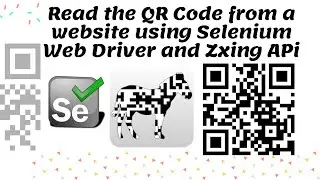 Read QR Codes with the help of Selenium Web driver and Zxing API|Selenium Java||Selenium Automation