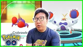 Shiny Crabrawler Caught During The Spelunker’s Cove Event in Pokemon GO