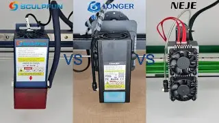 Sculpfun S30 Pro Max vs Longer Ray 5 20W vs Neje Max 4 - 20W Laser Comparison