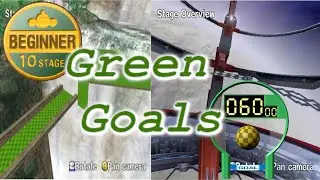 Super Monkey Ball 2: Main Game Beginner GREEN Goals