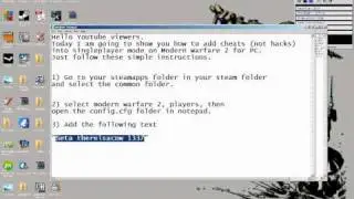 How To Add Cheats To Singleplayer Modern Warfare 2 For PC