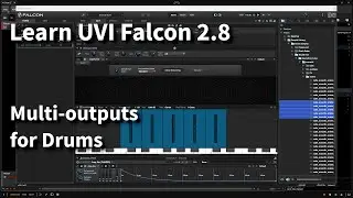 Learn UVI Falcon 2.8 | Setting Up Multi-Out Drum Samples in Bitwig & Studio One