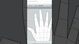 Rhino SubD Hand Modeling Basic || #3d #rhino #rhinotutorial #matrix #blender #handwork #tutorial