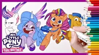 My Little Pony 🦄 Раскрась своих пони |новое поколение кино