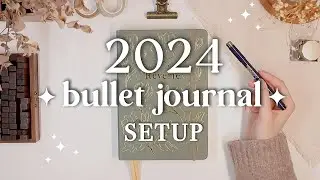 📚 2024 Bullet Journal Yearly Setup