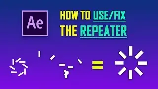 How To Use Repeater in Adobe After Effect | Fixing Repeater Problem | after effect tutorial